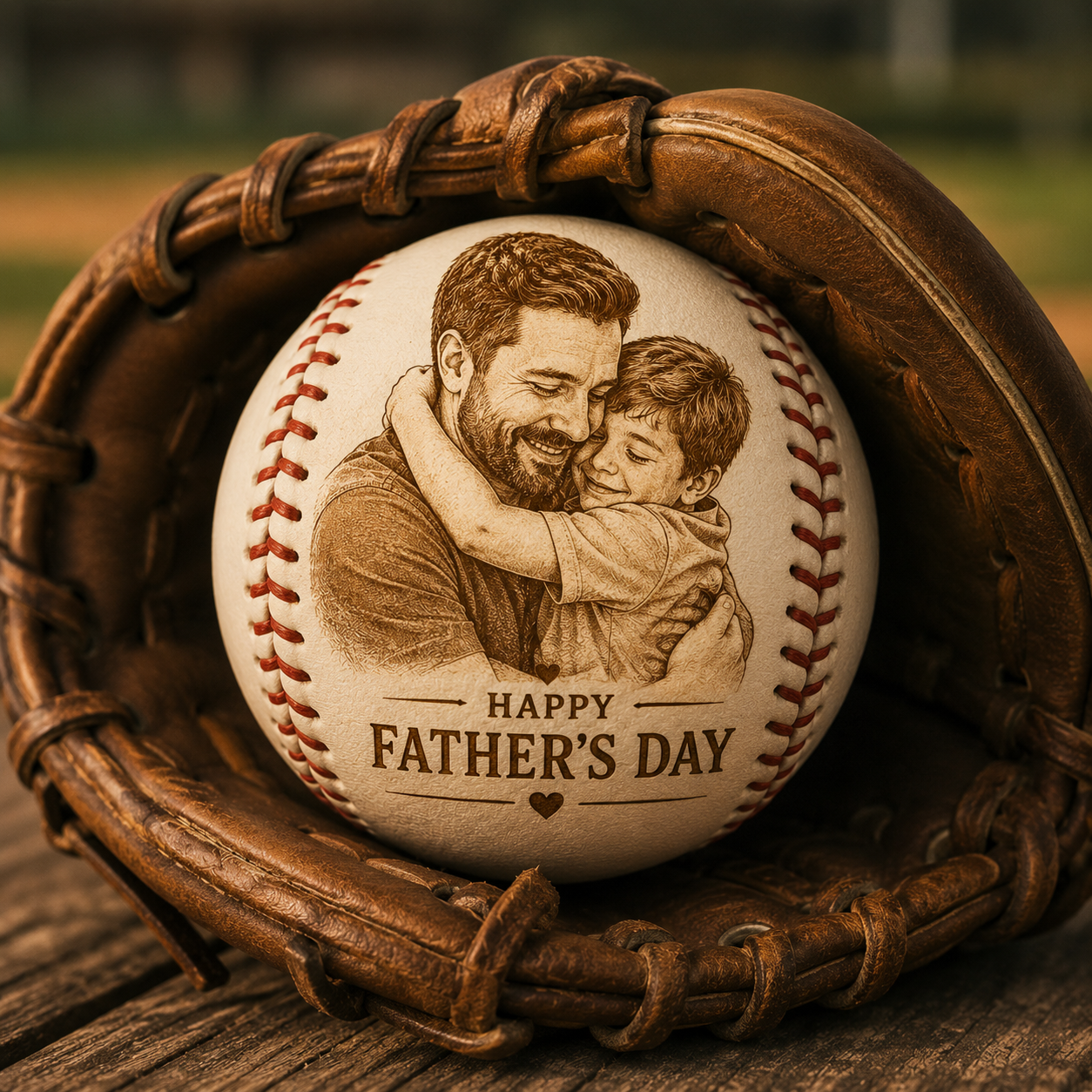 Custom Engraved Baseball